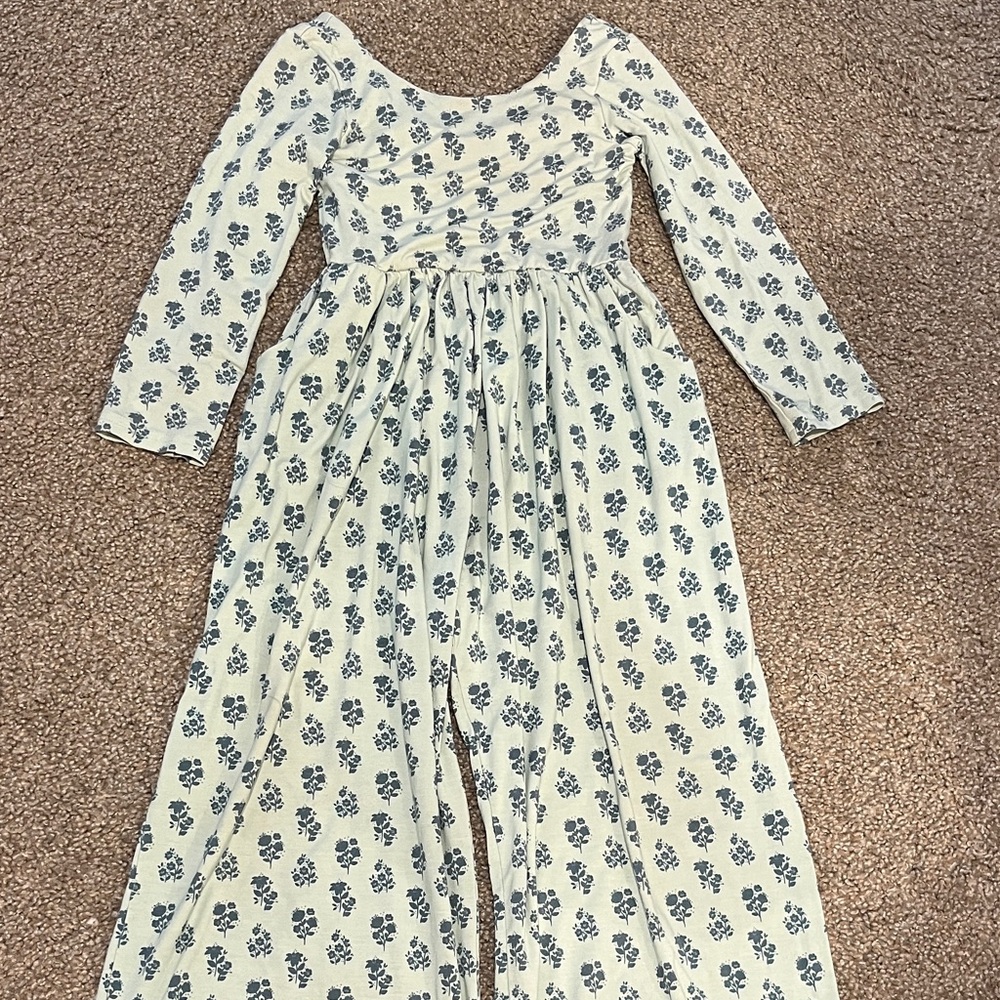 SweetHoney Floral Print Kids Jumpsuit